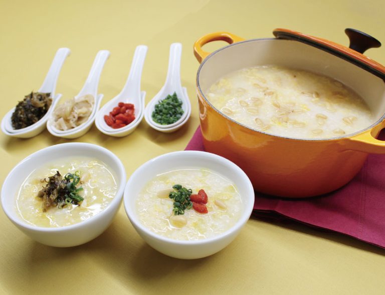 【朝食バイキング】12月より李白中華粥が登場！